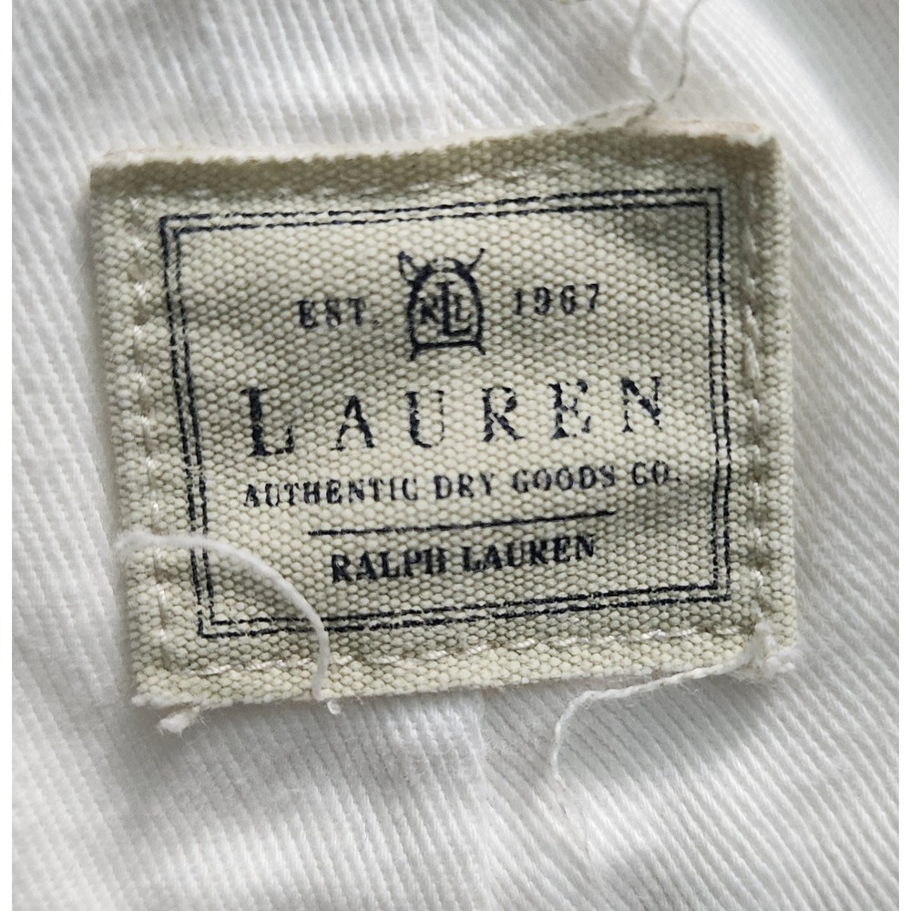 Lauren Ralph Lauren Size 10 Authentic Dry Goods Co. White Cotton Shorts‎ - Picture 3 of 7